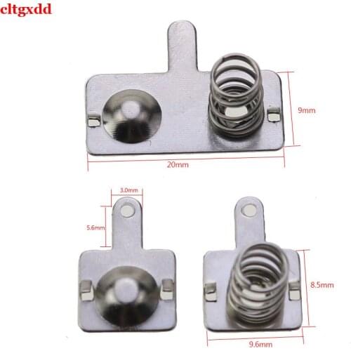 Three-Piece Set AAA Battery Piece No7 Battery Shrapnel 8*9 No7 Positive And Negative Plates Universal Toy Spring Piece Set