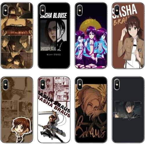 Attack on Titan Sasha Braus Silicone Phone Case For Xiaomi Redmi 9T 9C 9A 7 7A K20 6 6A S2 Redmi Note 9S 9T 9 8 8T 7 6 5A Pro