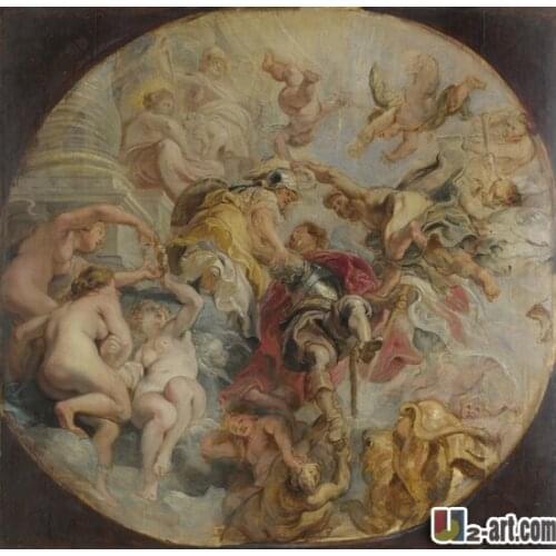 Canvas Prints (Rubens Duke of Buckingham) Canvas prints wall picture oil painting reproduction for gift 13-Zjyh- (12)(24*24 inch