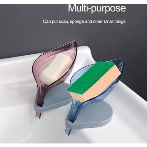 Portable Travel Soap Dish For Bathroom Storage Non-slip Soap Holder Container Plates Bath Gadgets Bathroom Accessories