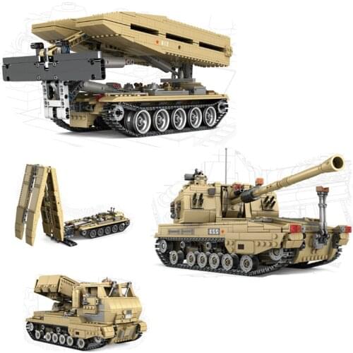 Military Vehicle Army SWAT team tank Armored car Model building blocks DIY brick Educational Toys World war ii classic WW2 idea
