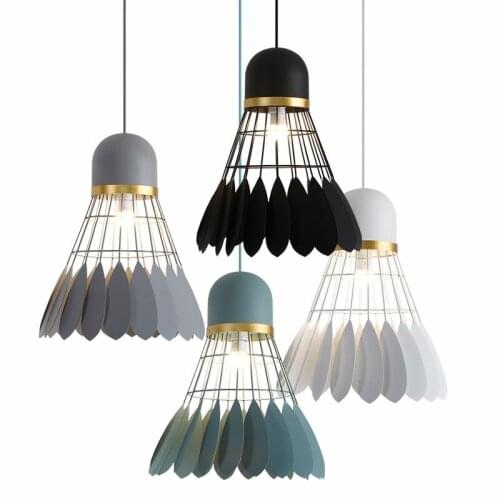 Badminton shuttlecock tennis shuttle pendant lights lamps kidss room lights 1 light child room kitchen lights interesting lamp