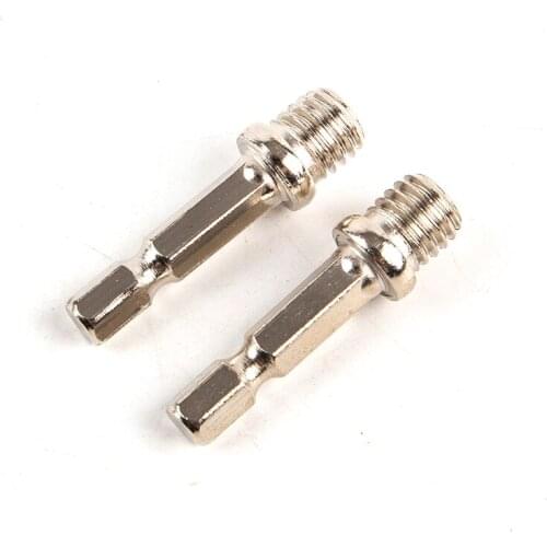 1PC 1/4 Hexagon Connecting Rod Adapter Drill Chuck M10 Polishing Disc Connection
