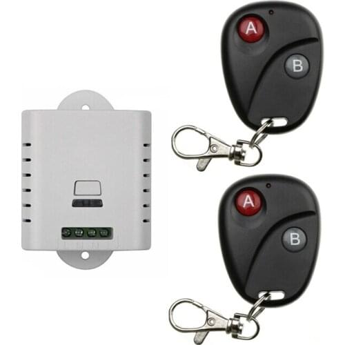 1CH RF wireless remote control switch 85V 110V 120V 220V 250V With manual button 1* receiver+2 * transmitter