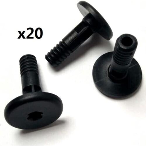 20 Pieces Rocker Panel Moulding Clip for BMW 51717066229 / 51717066226