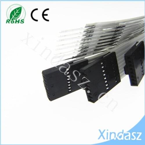 3pcs/lot Car spring airbag cable 8 pin 210mm length 1.27mm pitch E type soldering end with connector