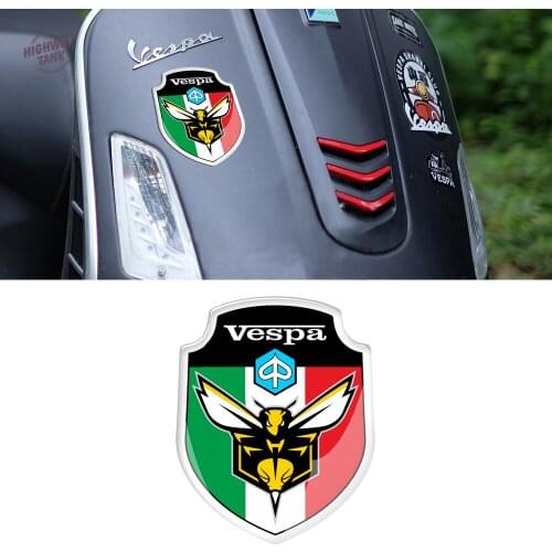 3D Resin Scooter Decal Case For Vespa Sprint Primavera 50 150 150G GTS GTV LX LXV Motorcycle Sticker
