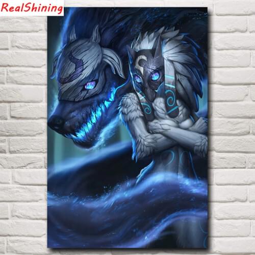5D Diy Diamond Painting full Square Cross Stitch Diamond Embroidery League Of Legends LOL picture for room Decor H1357