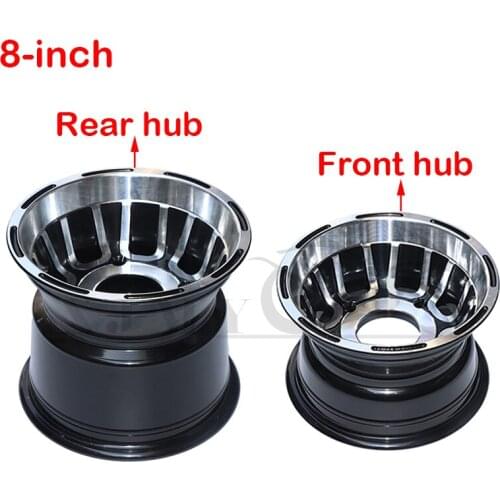 8-inch aluminum alloy front and rear wheel size for four-wheel Atv Av Go Kart wheels 8-inch tires