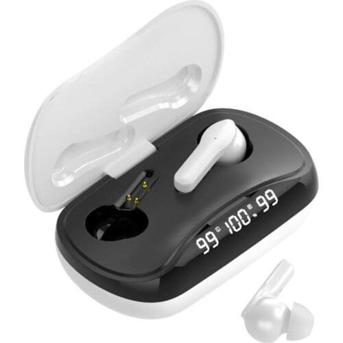 80% Off 1 Pair 210 In-Ear Touch Screen LED Screen TWS Bluetooth 5.1 Wireless Earphone Headset for Outdoor Sports