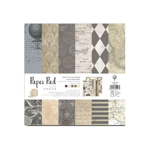 25.5*25.5cm Scrapbooking paper pack of 24 sheets handmade craft paper craft Background pad PP010