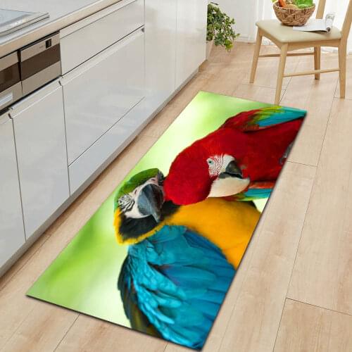 Animal And Nature Kitchen Mat Door Mat Bedroom Floor Decoration Living Room Bathroom Non-Slip Flannel Floor Mat