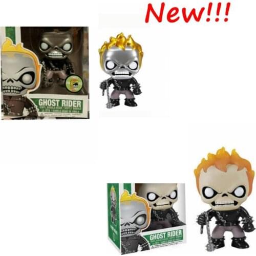 Funko Pop!! Marvel Ghost Rider Action Figures 10cm Pvc Model Doll Collection Toys for Children Christmas Birthday Gifts