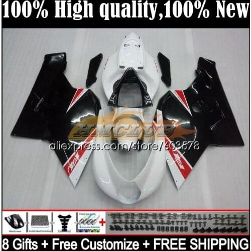 Body For MV Agusta F4 R312 750S 1000 R 750 1000CC Kit 51CL.9 1000R 312 1078 1+1 2005 2006 MA MV F4 05 06 Fairings white red