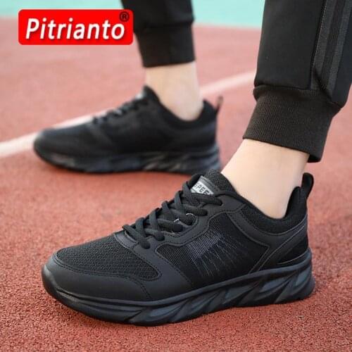 Men Sneakers Outdoor Casual Shoes Spring Fashion Lightweight Non-Slip Breathable Male Sports Lace Up Running Shoes