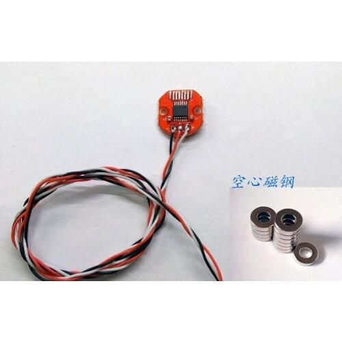 AS5048a Magnetic encoder with PWM/SPI port for 3 Axis brushless gimbal motor and alexmos BASECAN controller