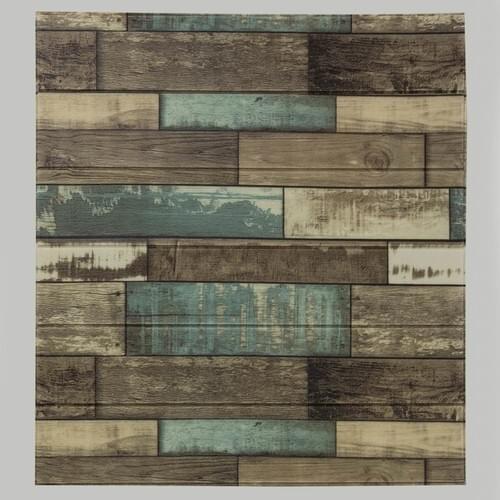 Colorful Home Colorful Evimkendinden Adhesive Wall Panel Hardwood Vintage