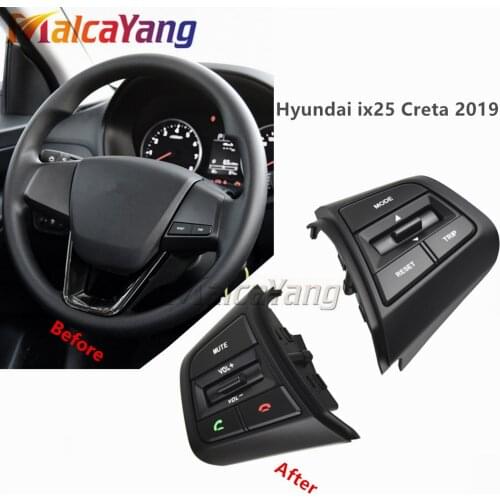 2019 New Remote Cruise Control Button For Hyundai ix25 creta Car Steering Wheel Control Buttons switch