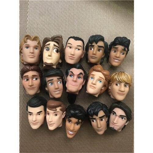 Rare Limited Collection Ken Prince Doll Head Potter Boy Korean Idol Princess DIY Toys Favorite Collection Doll Bald Heads