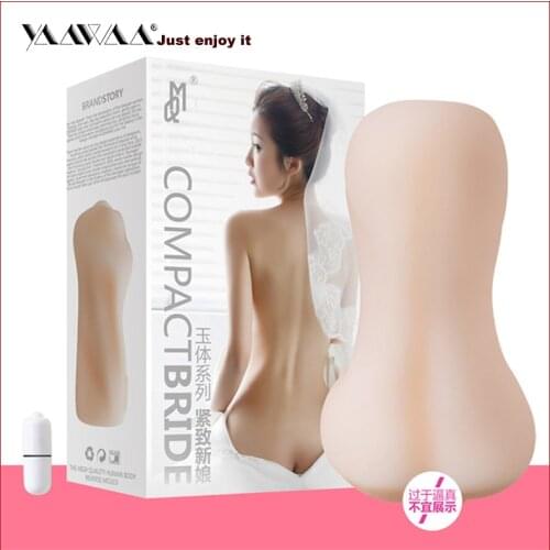 Sex shop Realistic Vagina Shockable Real Pussy Penis Pump Masturbator for Man Sex Item Pocket Erotic Vibrator Toys For Adults