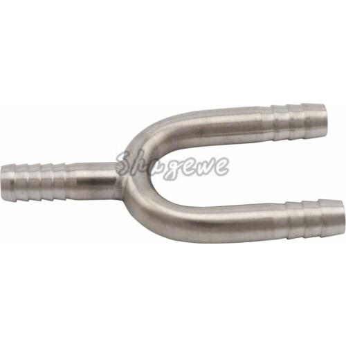 Hose Splicer Type U Shaped Fitting ,Stainless steel U-Shaped Hose Barbed Fitting With 8mm Beer Tube Home Brewing