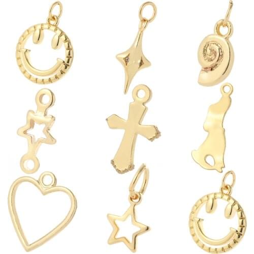 Star and Heart Jewelry Charms Diy Pendant Bracelet Necklace Bracelet Making Designer Charms Blank European Resin Butterfly