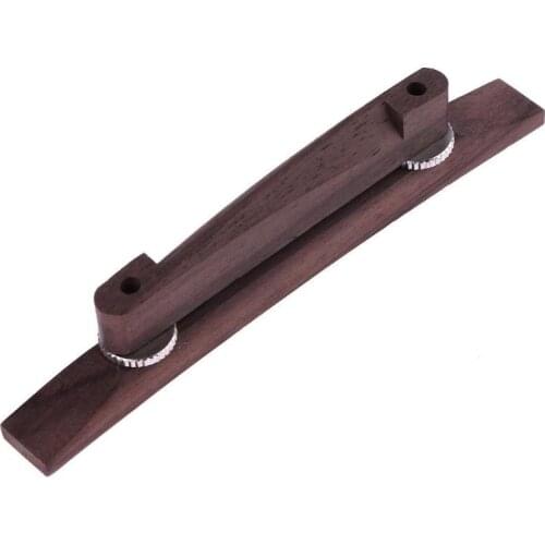 1pc 6 String Archtop Jazz Guitar Adjustable Floating Rosewood Bridge Parts