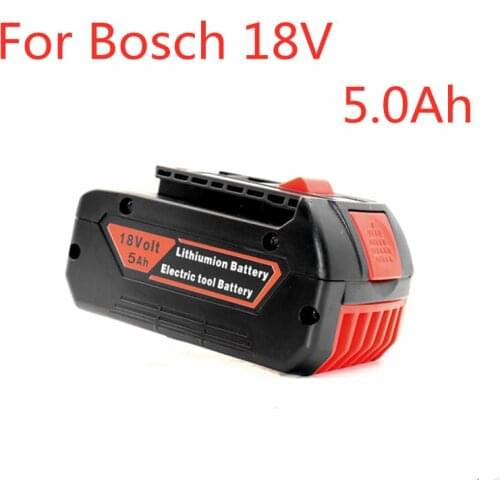 100%Original18V 3.0/4.0/5.0/6.0Ah Rechargeable lithium ion Battery For Bosch 18V 6.0A Backup Battery Portable Replacement BAT609