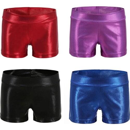 Elastic Ballet Boxer Shorts Dress For Kids Ballet Performance Dancing Dresses Gymnastics Leotards for Girl T1908