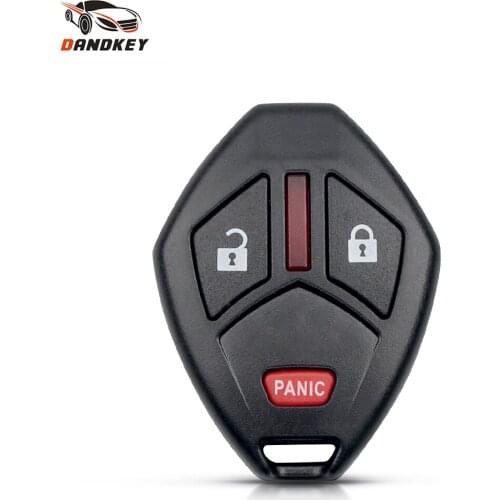 Dandkey Replacement Key Shell For Mitsubishi Lancer Outlander Endeavor Galant 2008-2013 Remote Case 3 Buttons Fob Car Style