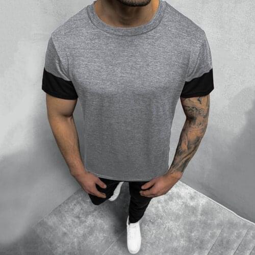 T Shirt For Men Quick Dry Casual Slim Tees Round Neck Sports Short Sleeve T-shirt Camiseta Hombre Tshirts Men T Shirt Camisa Mas