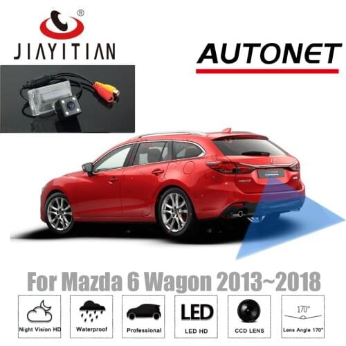 JiaYiTian Car camera For Mazda 6 Wagon 2013 2014 2015 2016 2017 2018 CCD Night Vision Reverse backup Parking camera