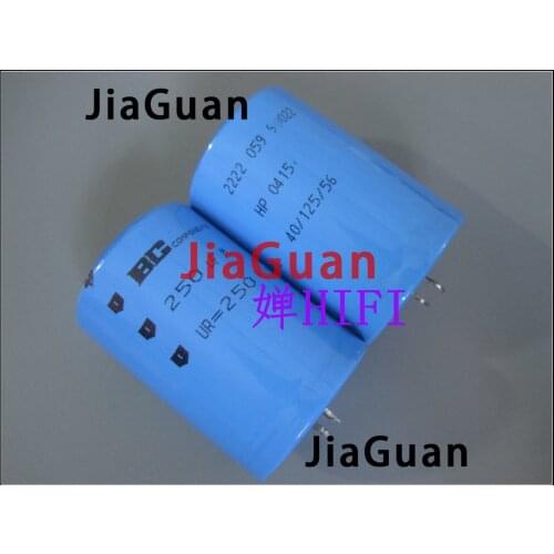 2PCS NEW VISHAY BC LL 250V250UF 35X50MM electrolytic capacitor 250UF 250V Filtered 250uF/250V PH 250v 250uf