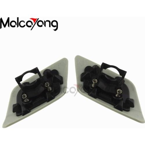 1 Pair For BMW E92 E93 LCI M SPORT 2010 2011 2012 2013 Front Headlight Headlamp Washer Nozzle Cover Cap