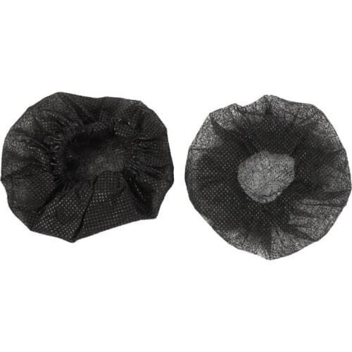 New 200 Pcs Black Disposable Microphone Covers Karaoke Anti-Splash Mic Cover Dust-Proof Accessories