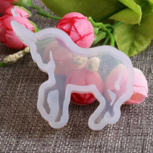 NEW ARRIVAL Unicorn Silicone Fondant Cake DIY Mold Silicone Mould Sugarcraft Baking Decorating Tool For Jewlry