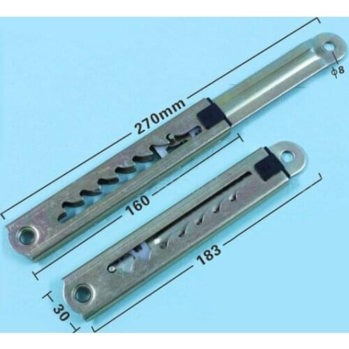 Lift supporting Adjustable hinge Strut bar 7 gear step massage bed head height adjusting desk table angle adjuster