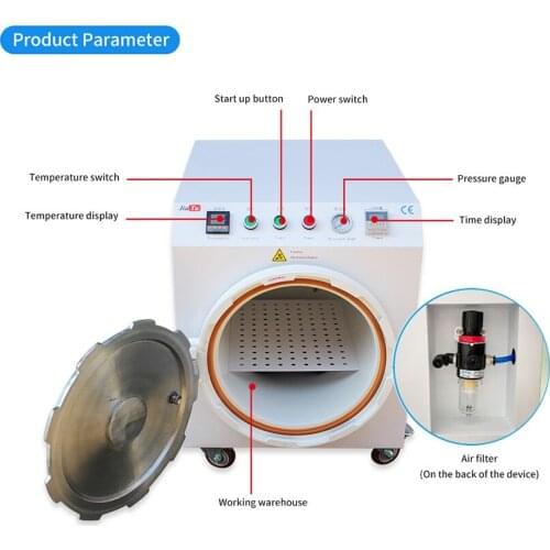 Customized Autoclave Bubble Remove Machine Bubble Remover For TV LED Car DVD Screen Repair