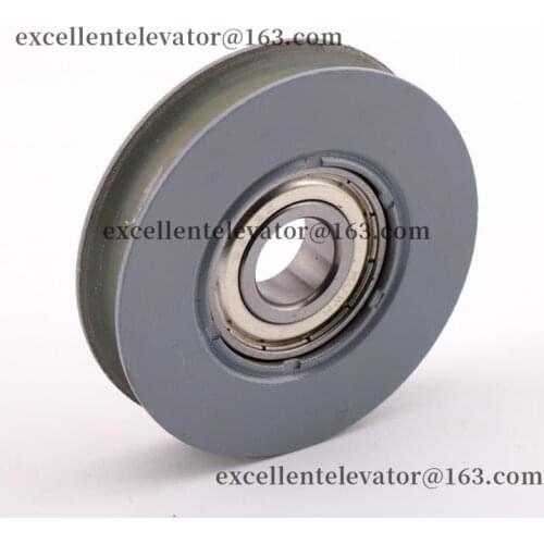 68*14*6202 Elevator Door Hanger Roller OD68mm W14mm Bearing 6202 Without Axle 68x14x6202 Use for Fujitec