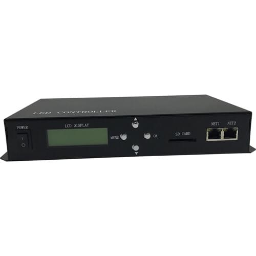 H801TC Programmable LED Pixel Master Controller PC Software DMX Console Employ Ethernet Protocol Drive Support DMX512/WS2812