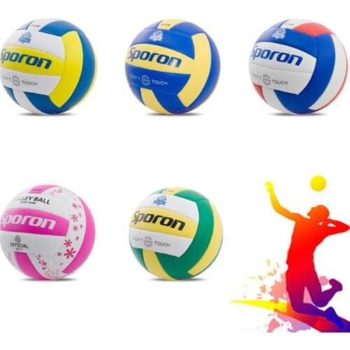 One Piece PVC Soft Volleyball Professional Training Competition Ball International Standard Beach Handball Indoor Outdoor