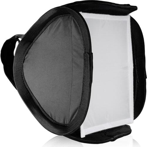 23cmx23cm Universal Portable Flash Softbox Diffuser for 580EX 430EX 600EX Canon Nikon Pentax Camera Studio Light Accessory