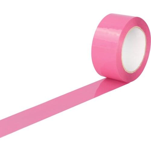 Packaging Tape Packband Packing Shipping Tape Roll Pink 4.8cmx60m For Retailer And Office Home Use
