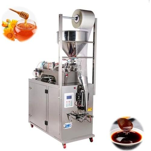 Liquid Paste Packaging Machine For Chili Sauce Peanut Butter Oil Honey Automatic Weighing Packaging Machine