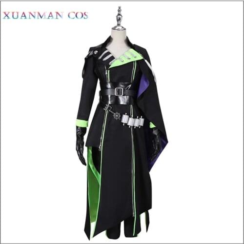 Twisted-Wonderland Cosplay Costume Sleeping Beauty Diasomnia Malleus Draconia Jacket Pants Male Uniform Outfit Asian Size