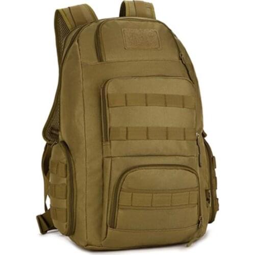 Mens Backpack Waterproof Nylon Mens and Womens Military Rucksack Travel Laptop Bag Military Hiking Sports Bag