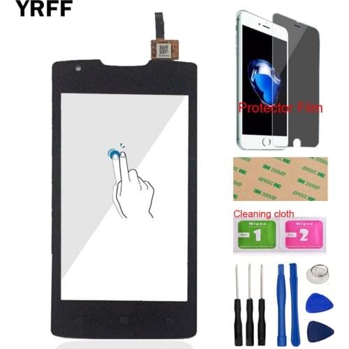 YRFF 4.0'' Mobile For Lenovo A1000 A 1000 Touch Screen Front Touch Digitizer Panel Sensor Tools Protector Film Adhesive