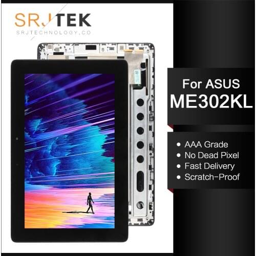 Lcd For ASUS MeMO Pad FHD 10 ME301 ME302 ME302C ME302KL K005 K00A Display Touch Screen Digitizer Replacement full assembly Frame