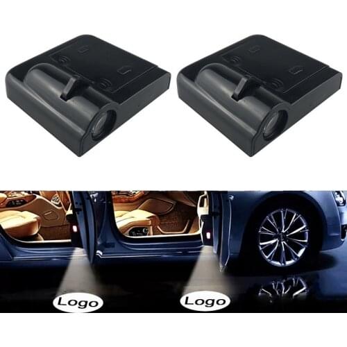 1PCS Universal Car Door LED Welcome Laser Projector Logo Ghost Shadow Night Lights Car Accessories Wireless for FR Car Styling