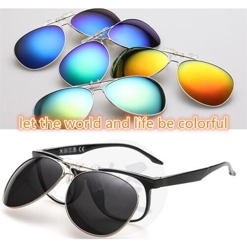 2017 Clip Avant-garde variety of colorful glasses clip polarized polaroid polarised golf fishing UV 400 men women sunglasses